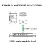 USB Cable for Autel MS906BT MS906TS MS906S VCI Software Update